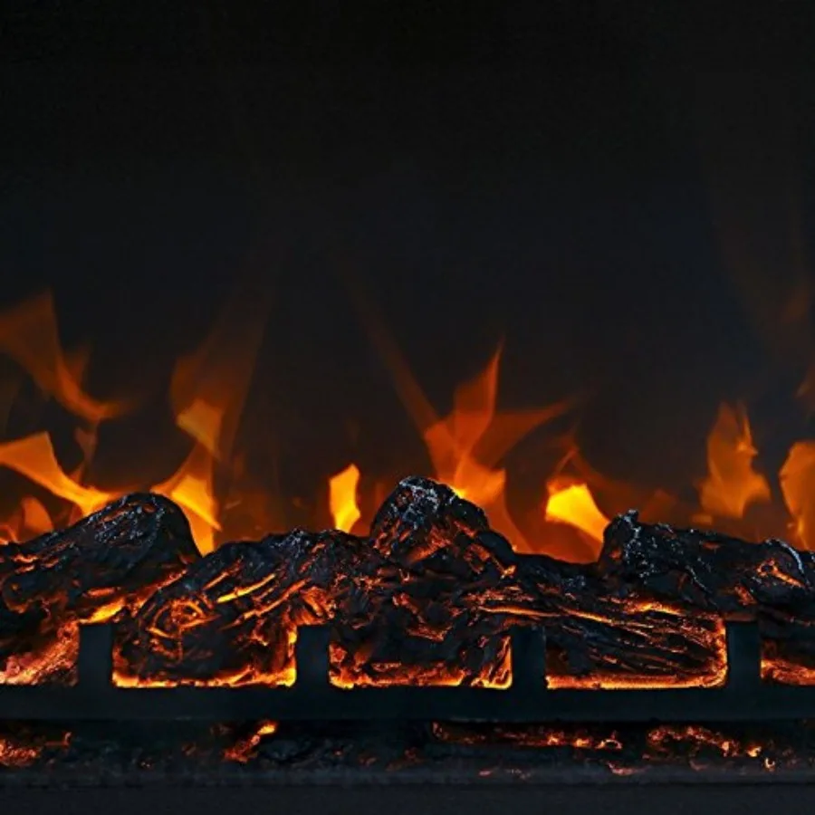 مدفأة كهربائية مع جهاز تحكم عن بعد ومؤقت للاستخدام الداخلي، سخان مساحة مثبت على الحائط 28.5 بوصة مع 1500 قابل للتعديل #3