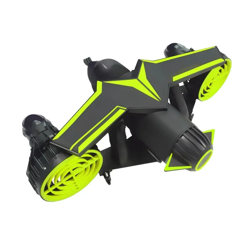 Powerful 1000W Electric Underwater Scooter 30m/100ft Depth 2m/s High Speed Dual Engine Sea Scooter for Snorkeling & Diving