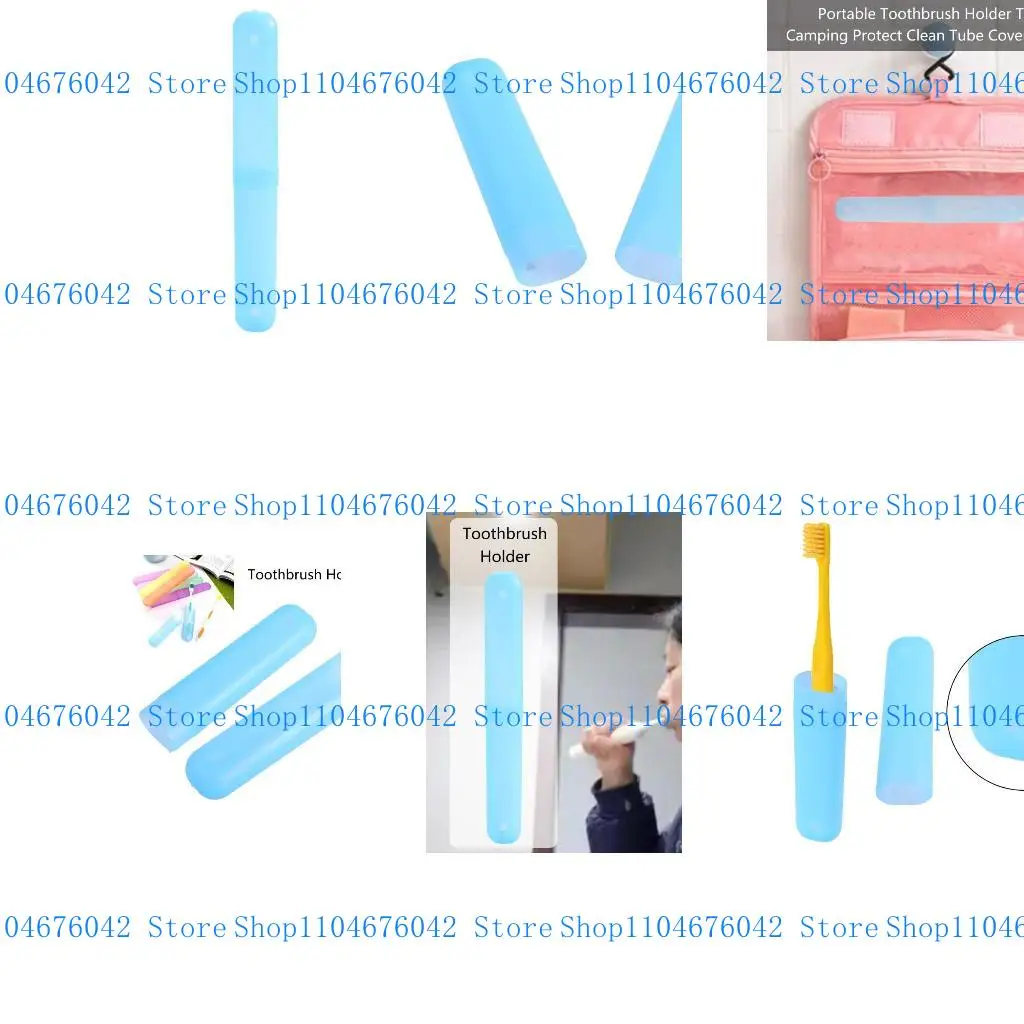 5asd Toothbrush Holder Plastic Toothpaste Storage for Case  Home Office Camping Schoo