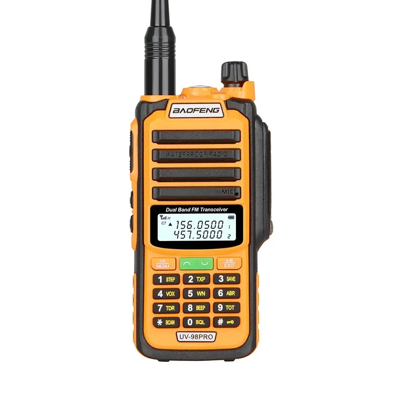 Durable Baofeng UV-98PRO Waterproof Walkie-talkie High-power Outdoor IP68 Marine High-power Wireless Handset