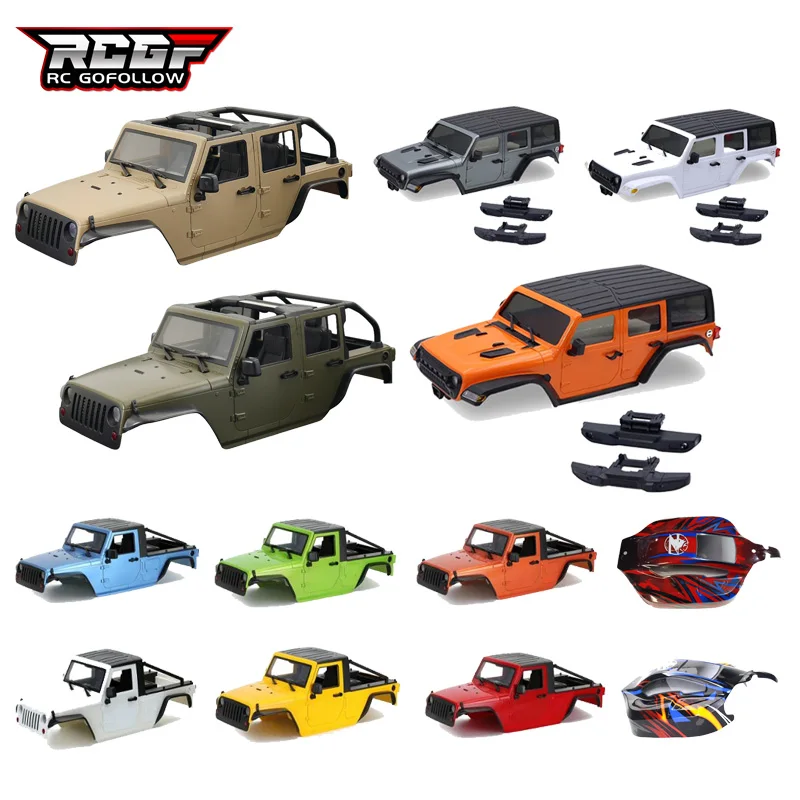 

Колесная база RCGOFOLLOW, 12,3 дюйма, 313 мм, корпус автомобиля для 1/10 RC Crawler Axial SCX10 и SCX10 II 90046 90047 Jeep Wrangler