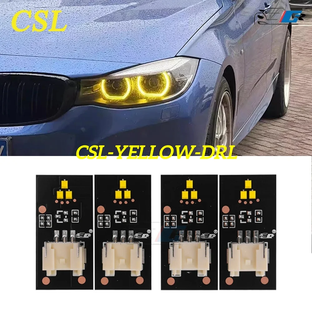 

FULOWAY For BMW 3 Series F30 F31 F34 2012-2016 CSL Yellow DRL Modules Board Set LED Daytime Running Light DRL Module 1set