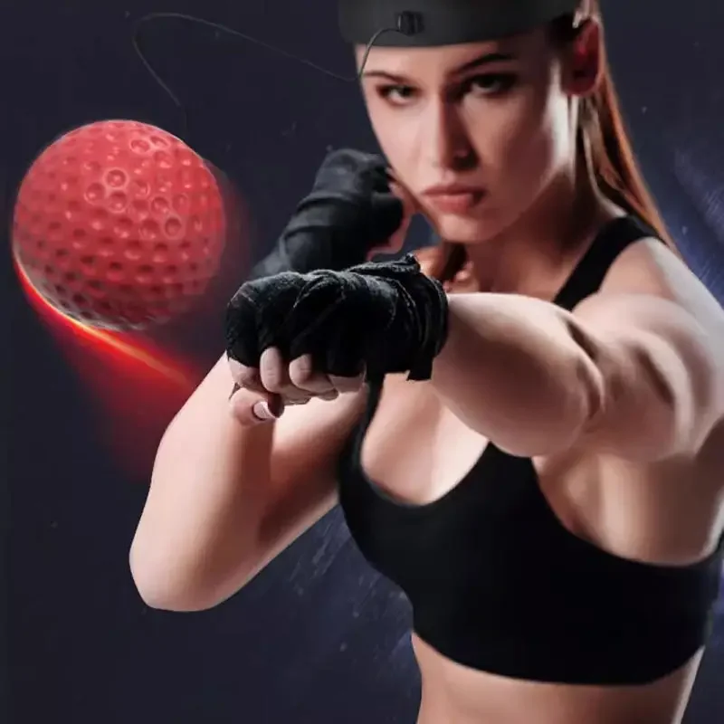 

Elastic Headband And Ball Headband Style Boxing Speed Ball For Adult Children's Sports Rebound Reaction Balls