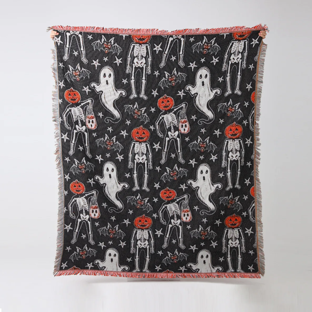 

Picnic Mat Moisture-proof Mat Thickened Outdoor Mat Camping Picnic Cloth Bohemian Carpet Sofa Blanket Halloween Blanket