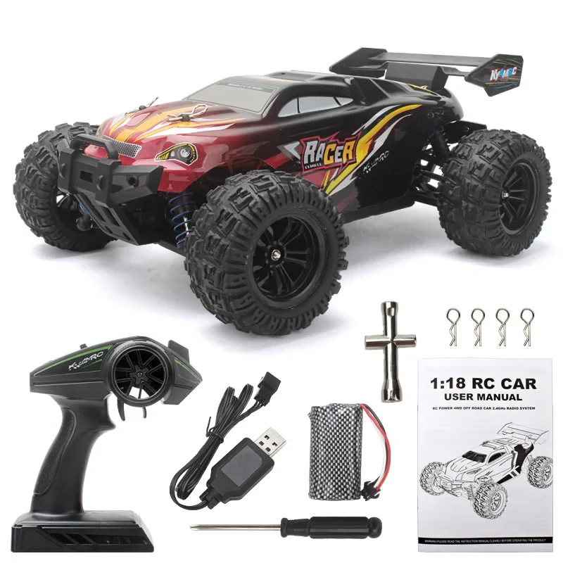 

KYAMRC 1:18 KY-2818A RC Car Off Road 4x4 High Speed 35km/h 2.4G 4WD Remote Control Car outdoors Toys for Adults Kid amusing gift