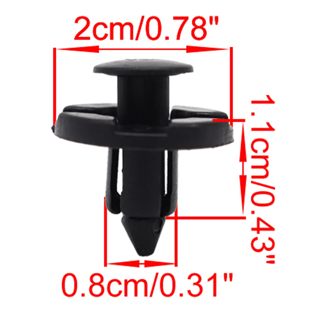 For Nissan Sentra B15 B16 2001 2002 2003 - 2012 Car Bumper Wheel Arch Trim Clip Lining Liner Mud Flap Guard Rivets Replacement