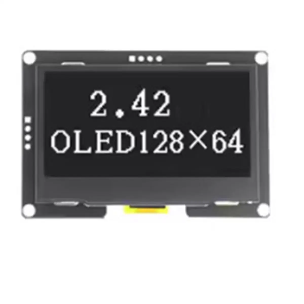 A40I 2.42-Inch High-Contrast OLED Display Module - 128x64 Resolution,for /SPI Interface, White