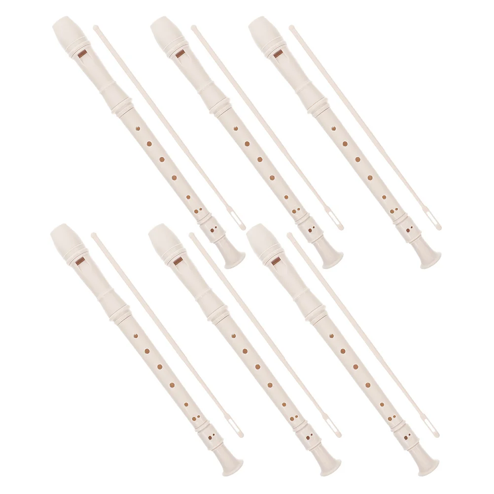 

6Sets Soprano Recorder for Beginners German Design Music Classroom Supplies Kids Students School Instrument Recorder Kids