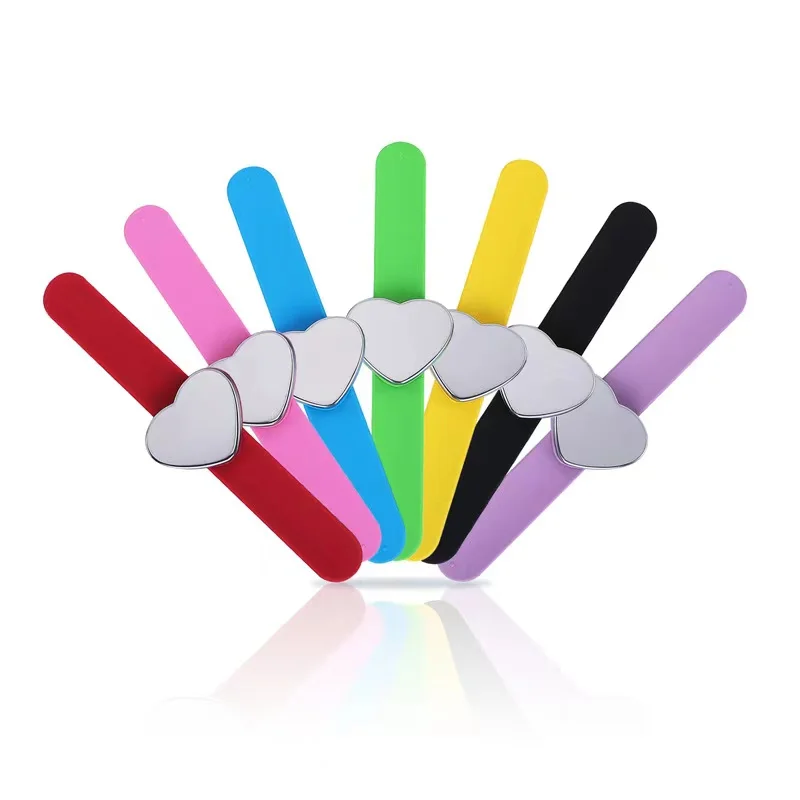 Professional Colorful Magnetic Hair Clip Holder Salon Silicone Magnetic Wristband Bracelet Wrist Band Belt For Hair Gel