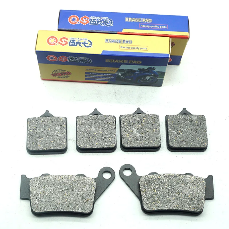 Motorcycle Front Rear Brake Pads for HUSQVARNA SM450R Radial Caliper 2005 SM610 IE 2007-2009 SMS630 2010 2011 SMS 630