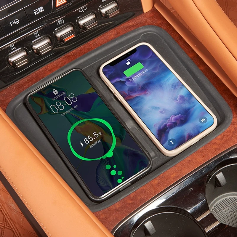 Silicone Wireless Charger Pad For Byd Yangwang U8 2024 2023 Anti-Slip Charger Pad Cover Center Console Charging Mat Protector image 4