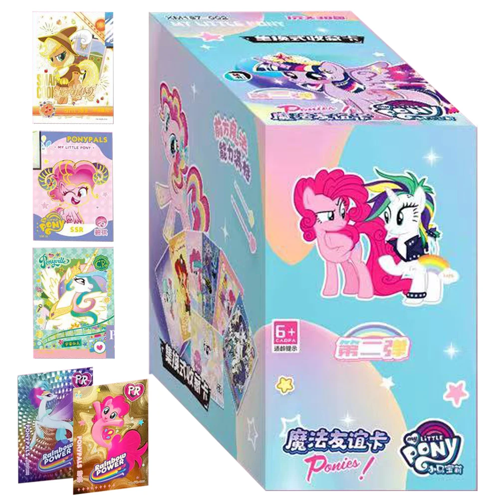 My Little Pony Collection Card For Children Classic American Anime Friendship Eternal Rainbow Dash Limited Game Card Kids Gifts