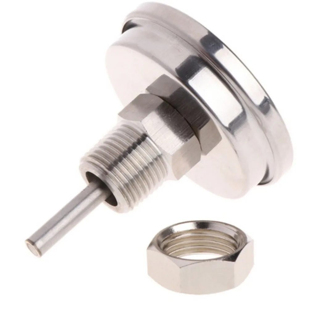 Stainless Steel 63mm Industrial Thermometer For Brewing Distilling Boiler Temperature Gauge Fireplaces Accessories