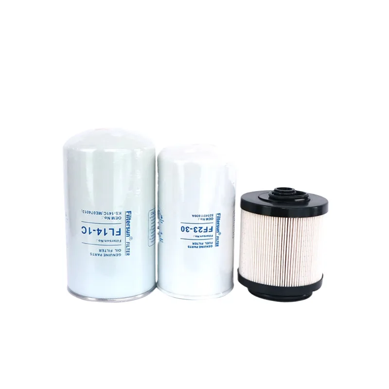 For Sany Sy205dpc New Engine Diesel Filter Element Air Oil Water Paper Diesel Hydraulic Return Oil Excavator Accessories