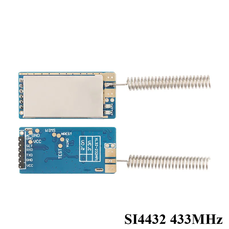 SI4432 433 MHz Wireless Serial Transceiver Modul 433 MHz Sender Empfänger Baord SI4432 Wifi Drahtlose Übertragung UART TTL