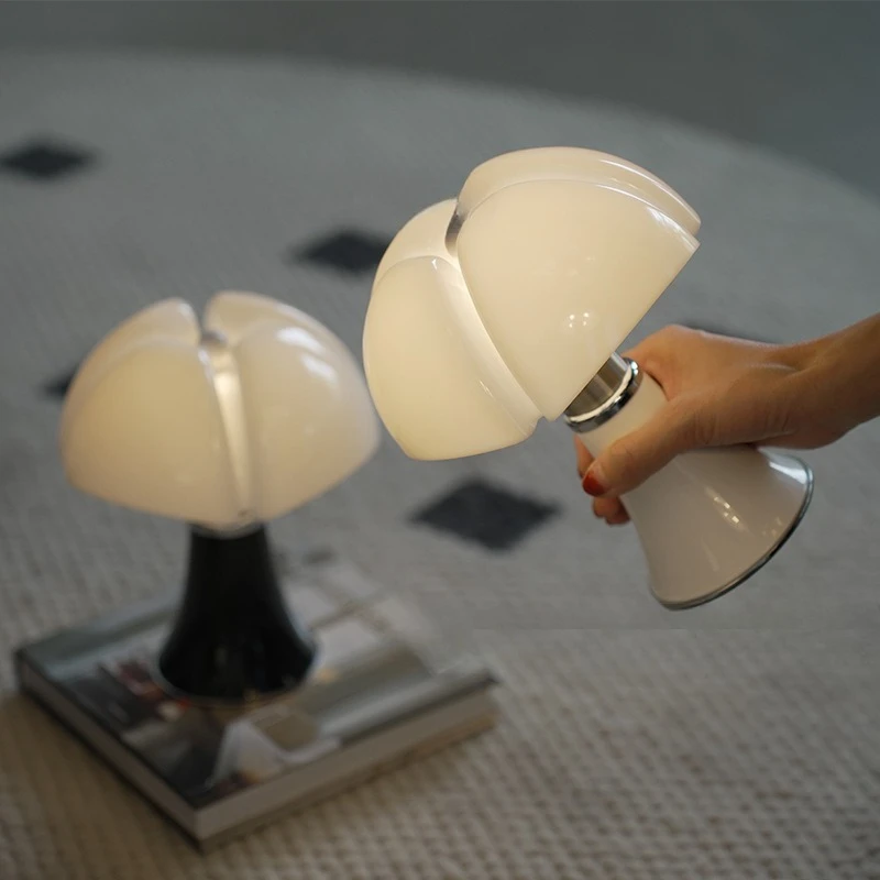 Italian extreme bat simple touch dimming charging desk lamp minimalist desk office bedside atmosphere small desk lamp