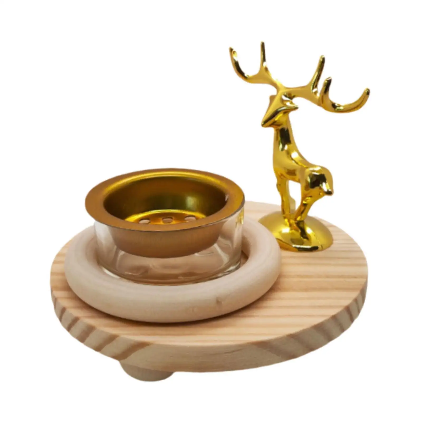 Arabic Incense Burner Set Gift Portable Crafts Multipurpose Decoration Bakhoor Burner for Desktop SPA Living Room Bedroom Office