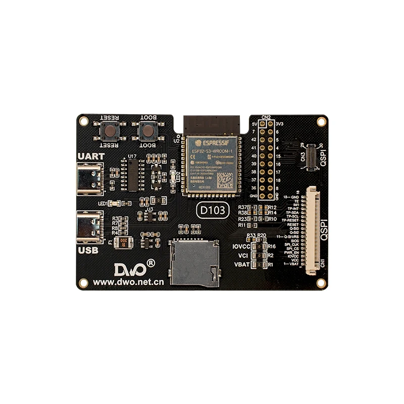 AMOLED  D103  Screen Demo Board  Test Box SPI QSPI MIPI Customized STM32 ESP32 Code LVGL Circuit schematic LCD Module