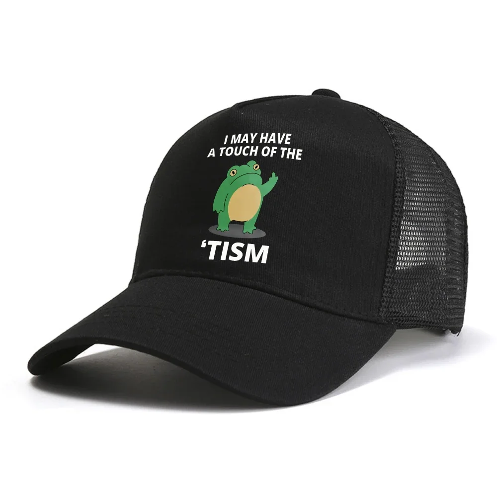 I May Have A Touch of The Tism baseball cap Casual Autism Men Women caps fashion Breathable mesh Snapback hats