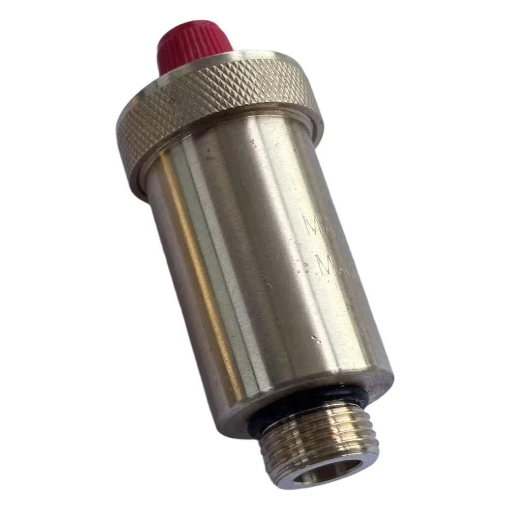 G1/2 G3/8 Brass Automatic Quick Exhaust Valve For Radiator Pipe Air Removal With Shut Off Compact For Heating Systems