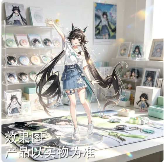Anime 10cm Acrylic Stand Figure Arknights:Endfield Chen Qianyu Model Plate Cosplay Collection Desktop Decor Gifts XYZ