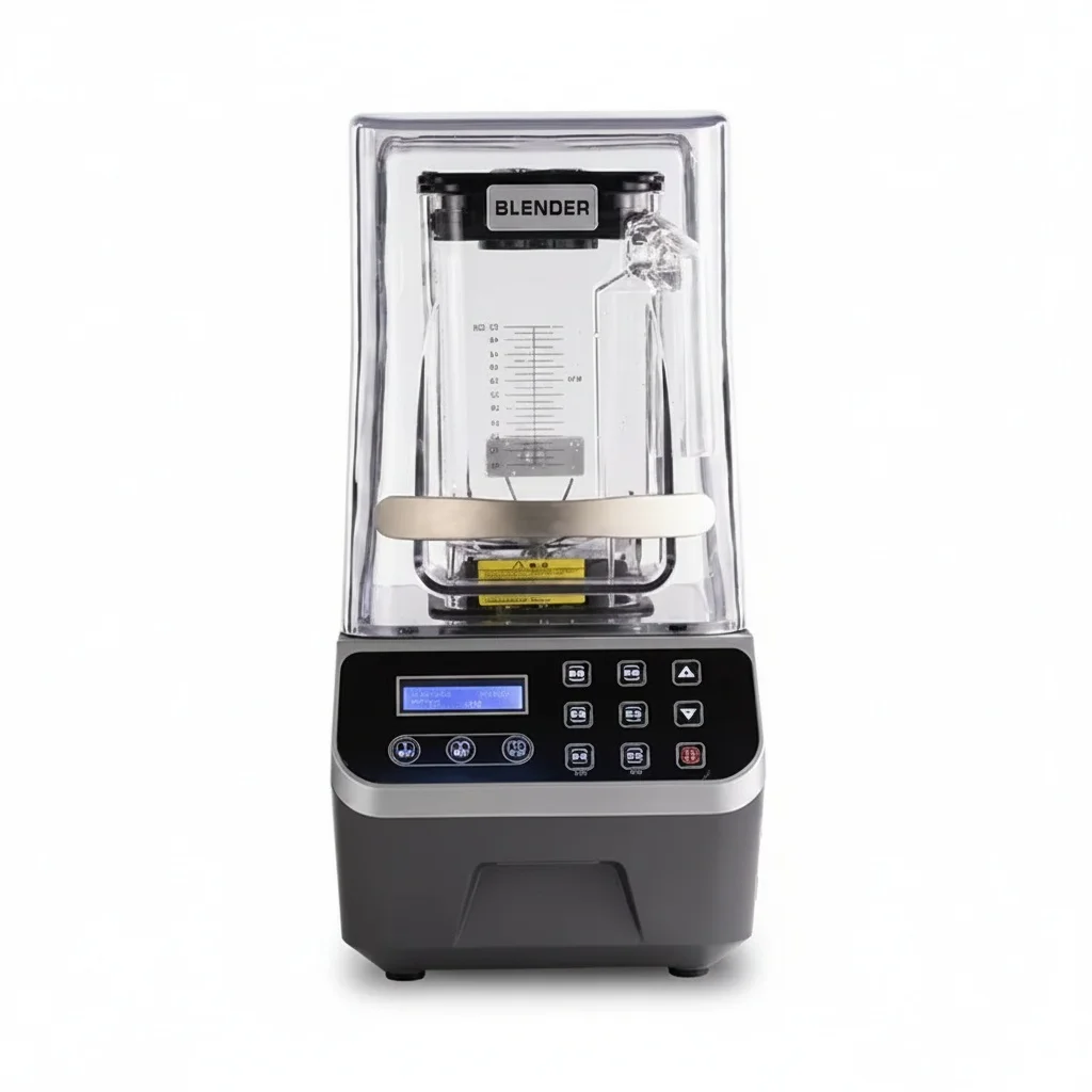 

Commercial Blender, 2200W Stainless Steel Blade, Heavy Duty Ice Crusher, Electric Smoothie Maker, Frozen Drink Machine