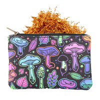 Colorful Smell Proof Zippered Tobacco Pouch with Carbon Lining Odorless Stash Bag for Tobacco Mushrooms Unique Designs