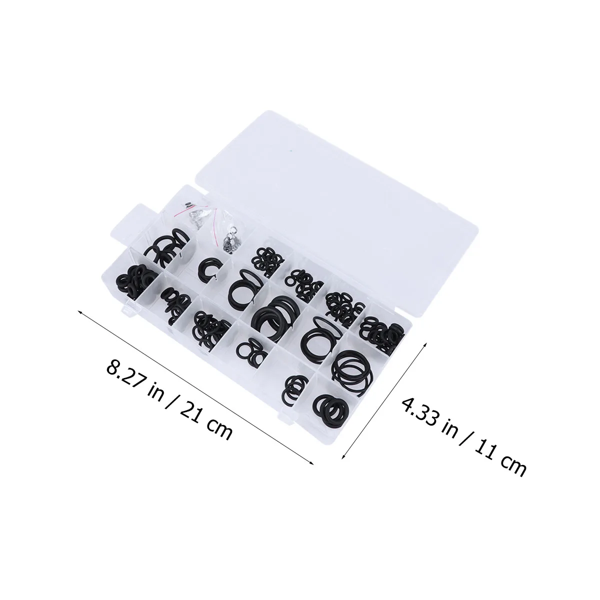 

225pcs Seals High Quality Rubber Heat Resistant 18 Sizes Metric System Gasket Kit Elastic Mechanical Strength