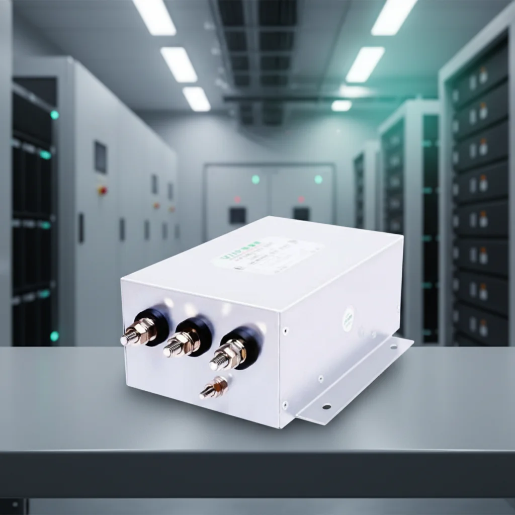 r High Performance  Control System VIP3 40A 480V Three Phase Power Line Filte Noise Suppressor for VFD Inverter and Robot