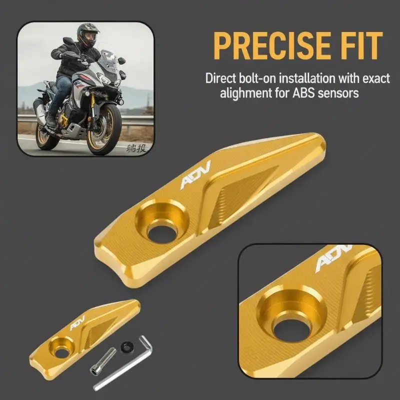 ADV 150 160 Aluminum Alloy Front Brake Sensor Cover Wearproof Anti Dust Protector for Outdoor Motorcycle Enthusiasts