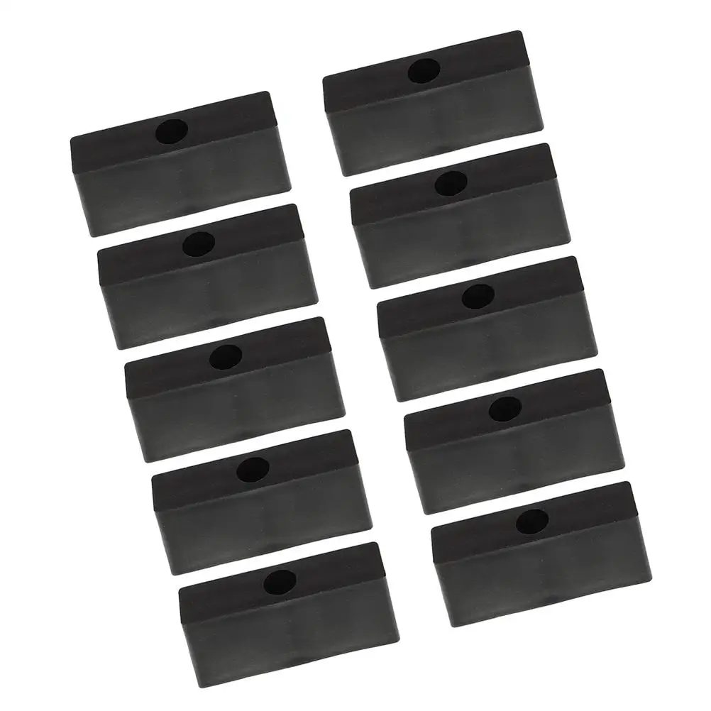 

20 Pcs Window Lock Protection Safety Stopper Adjustable Black Nylon Hardware Replacement Child Security Door Blocker