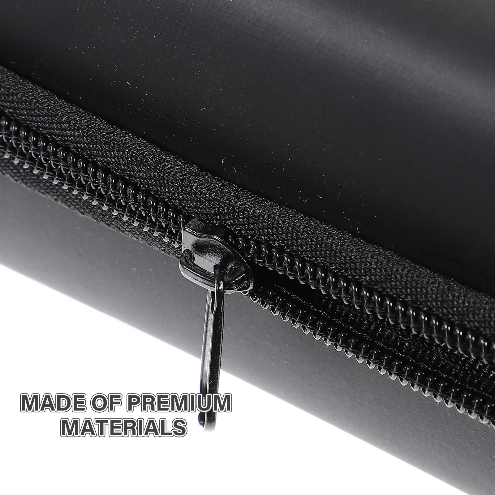 Voice Recorder Case Tough Nylon Eva Construction Compact Travel Organizer Secure Zipper Closure for Small Electronics Cables