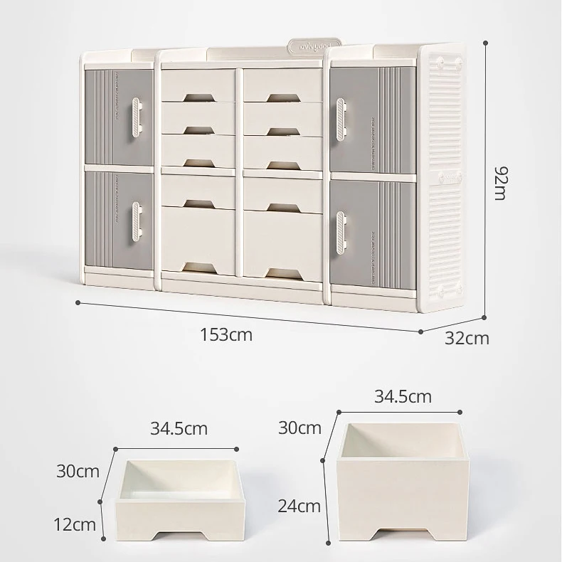 Storage Classification Toy Organizers and Storage Oyuncak Dolab Plastic Cabinet Children Clothes Cabinets Storage Cabinet Toy