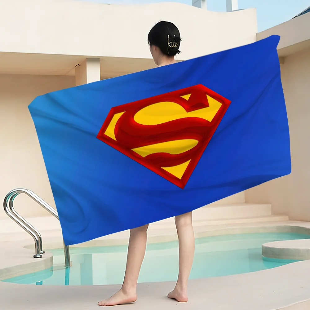 Hot Hero S-Superman Cool Towel Portable Beach Gym Swimming Home Soft Cotton