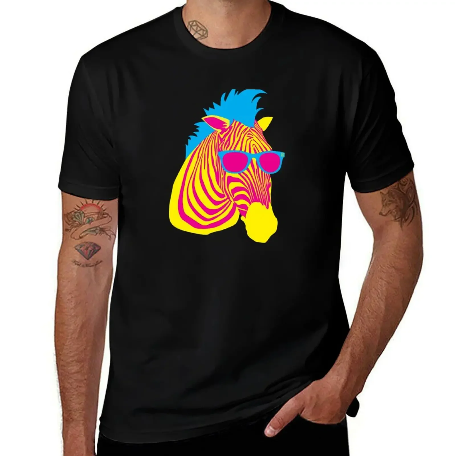 Dope Zebra T-Shirt sports fans graphics clothes mens clothes