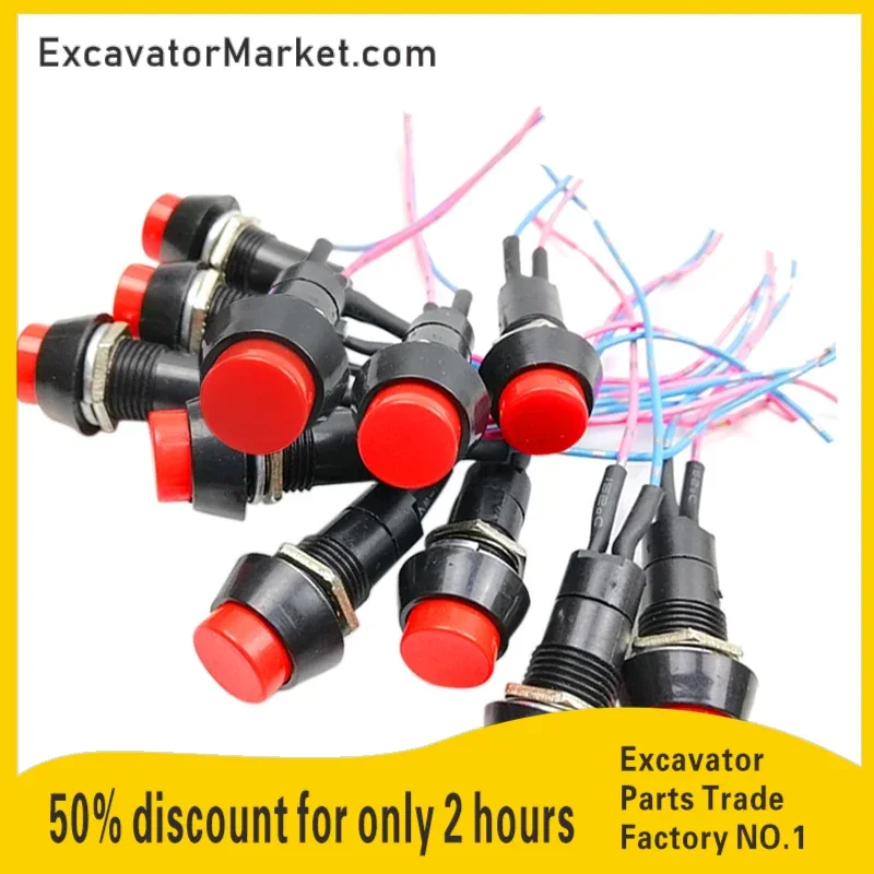 For Excavator Universal Joystick Handle Horn Button Switch Excavator accessories PC  CAT ZX SY