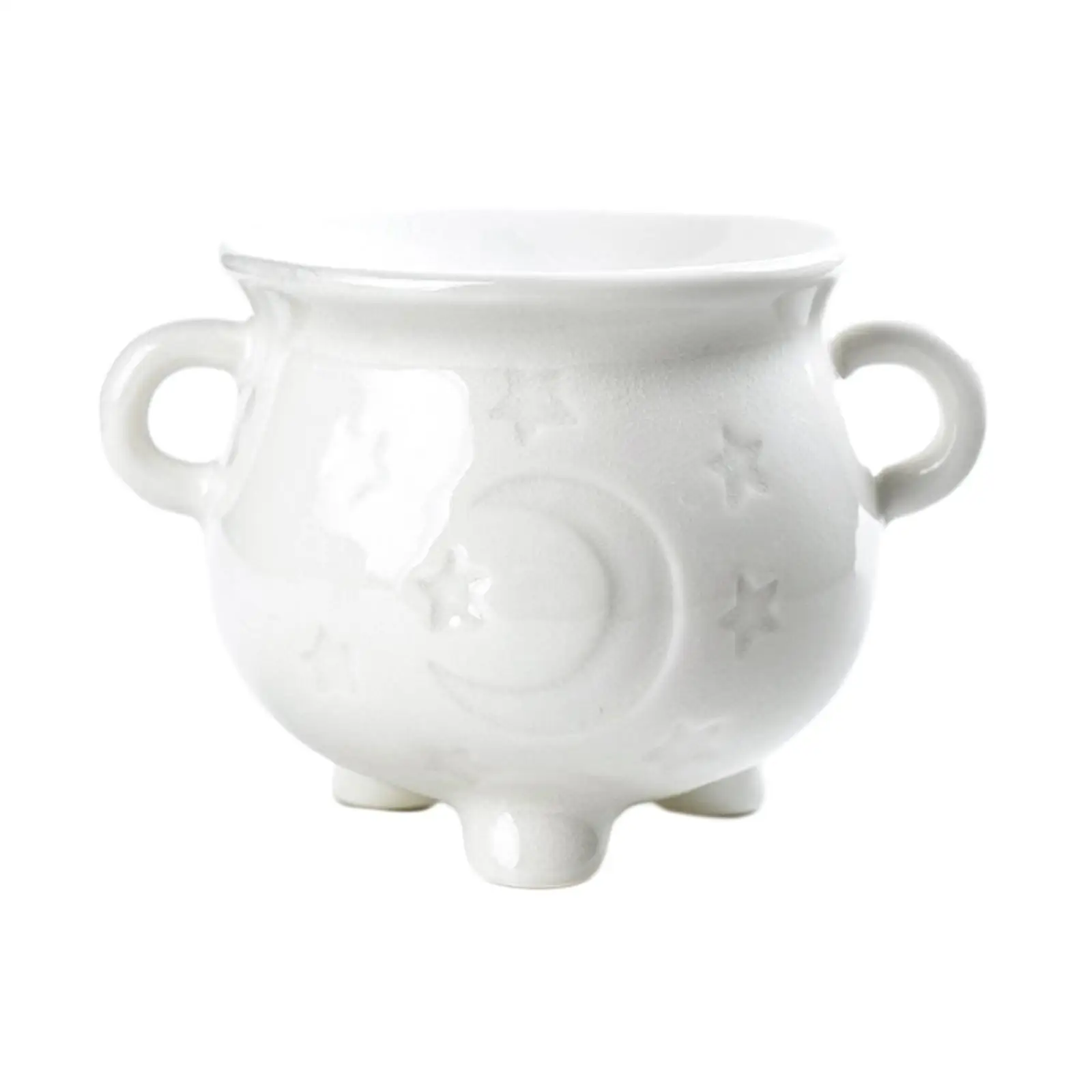 Ceramic Candle Holder Essential Oil Burner Aroma Burner Fragrance Warmer Centerpiece Aroma Diffuser for Living Room, Saunas