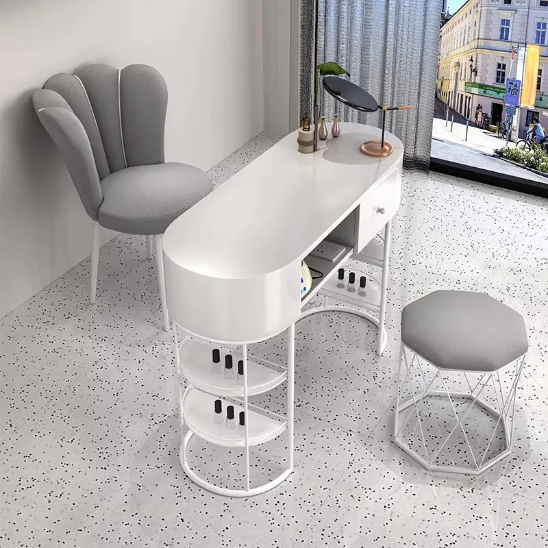 

Tables Professional Nail Manicure Set Japanese Furniture Aesthetics Beauty Salon Table Station Mesa De Canto Salon Equipment