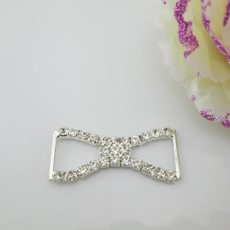 10pcs  diamante rhinestone wedding supplies buckle