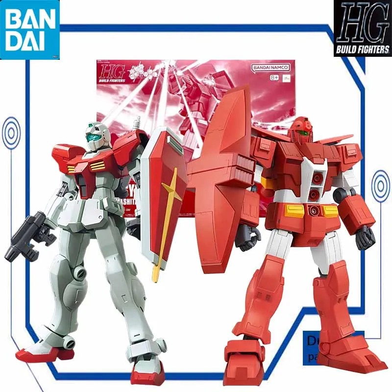 Bandai Original Model KIT HGBF Psycho GM Action Figure Assembly Model Toy