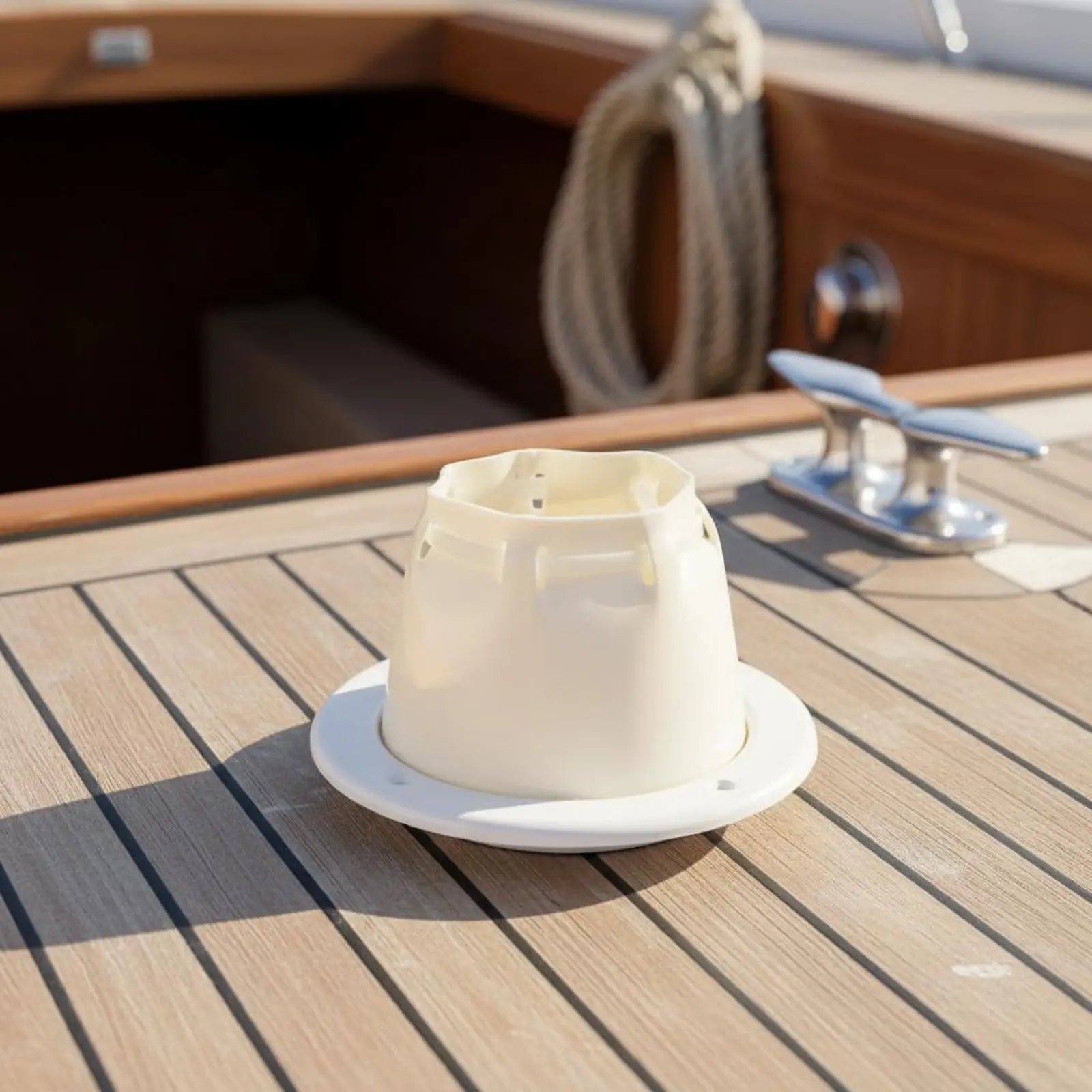 Flanged Wire Grommet Long-Lasting Deck Closure Wire Cover for Yacht, RV