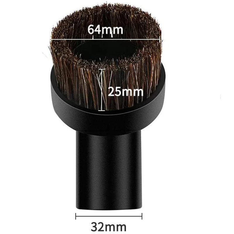 Universal Replacement 32mm (1 1/4 Inch Vacuum Attachments) and 35mm (1 3/8 Inch) Vacuum Accessories Dusty Brush Kit 7Pcs