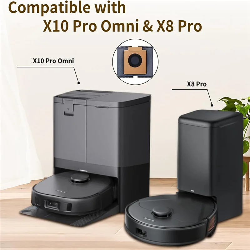 

20 упаковок мешков для пыли для Eufy X10 Pro Omni и X8 Pro, мешки для пылесоса 2,5 л, сменные мешки для пыли-A54Q