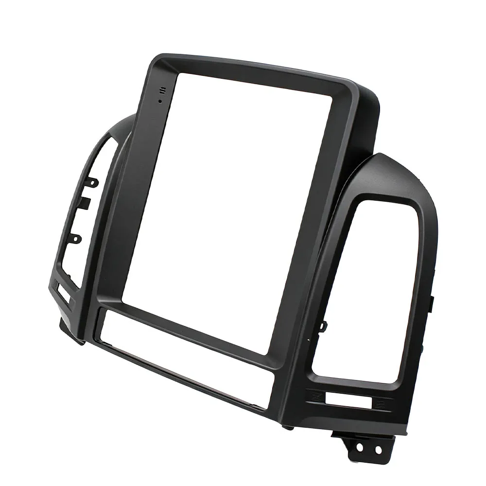 For Hyundai Santa Fe 2006-2012 9.7 Inch Vertical Screen Android Car Radio Fascia Frame GPS Navigation Dash Panel Kit