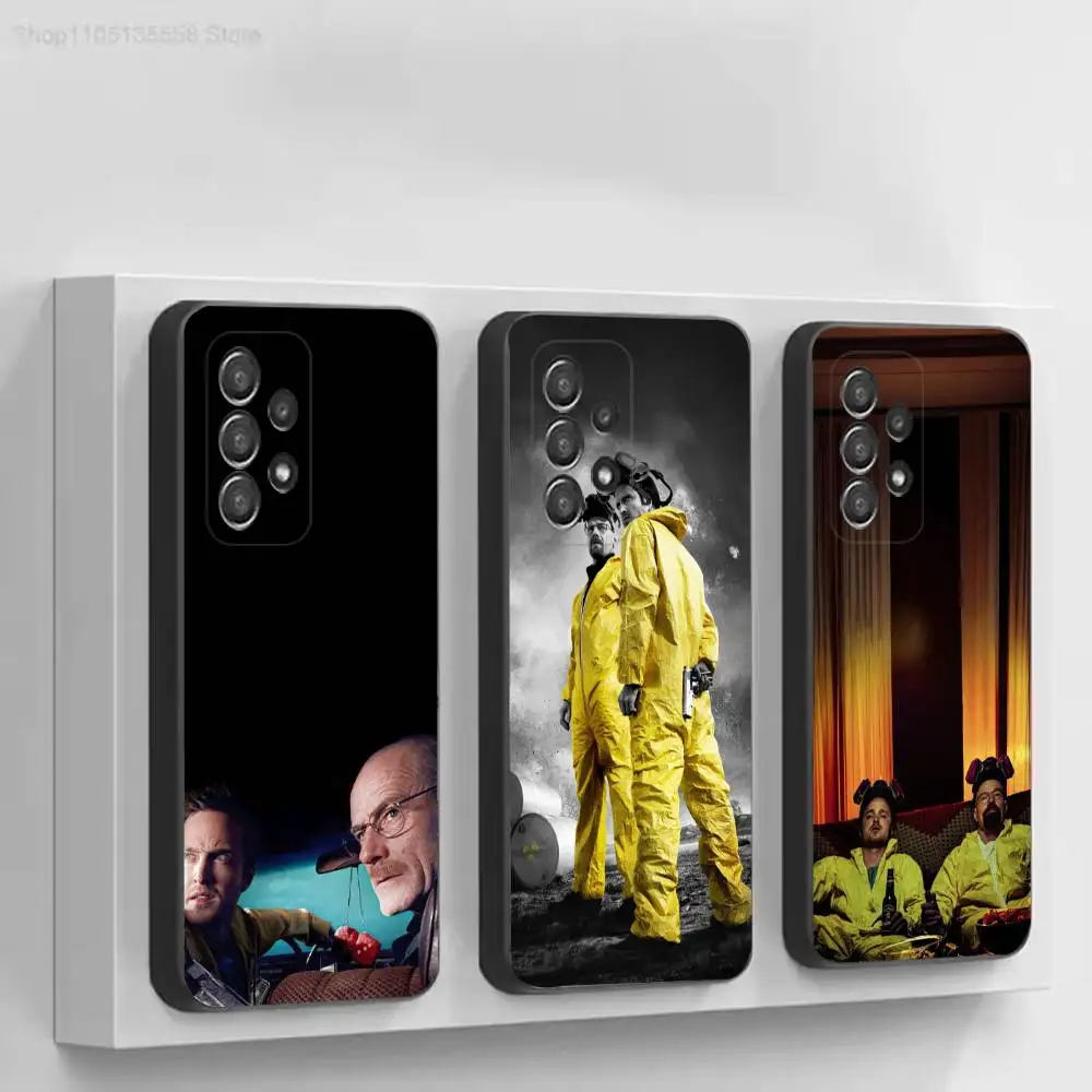 TV Series B-Breaking B-bad Black Protective Cell Cover Soft case For Samsung S10,20,21,22,23,24,25,30Ultra Plus FE Lite