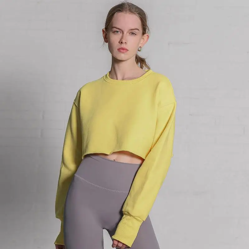 

Женская толстовка с поясом живота и повседневным удобным хлопковым пуловером с капюшоном на весну, осень-зиму