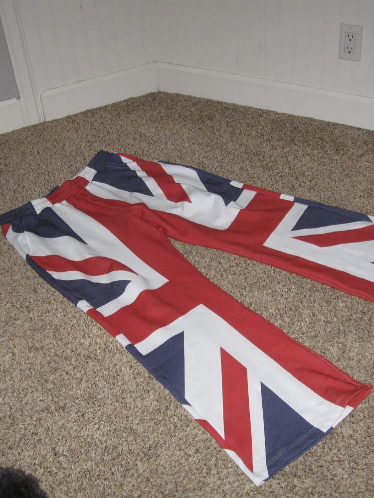 2025 جديد شارع الهيب هوب مطبوعة الربط عارضة السراويل المستقيمة فضفاضة ومتعددة الاستخدامات