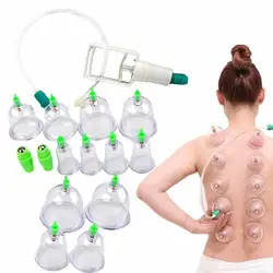 Mini Ventosas Cupping Face And Body Massager Anti-Cellulite Massage Body Cups V Face Back Foot Cup Suction Silicone Vacuum Cans