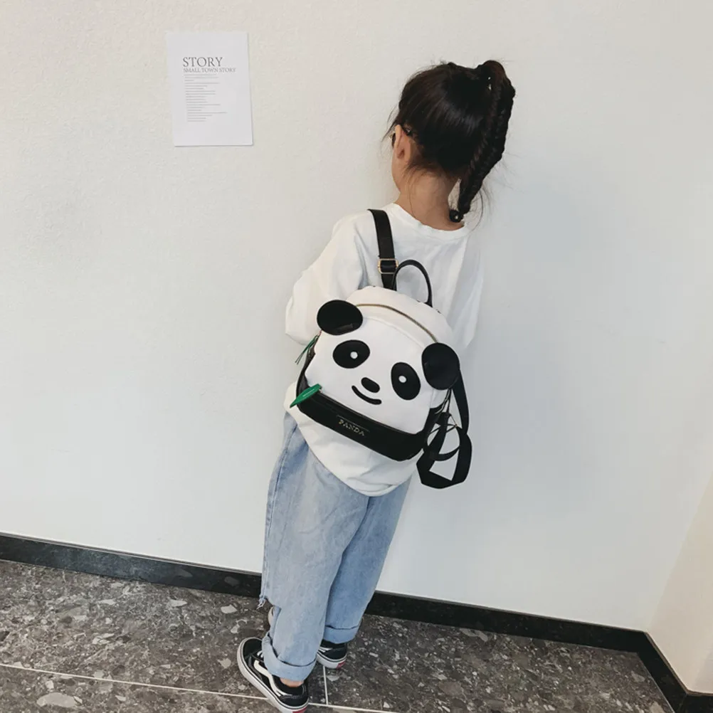 

Small Pattern School Backpack Adjustable Shoulder Strap Travel Bag for Boys Girls Lightweight Breathable Cartoon