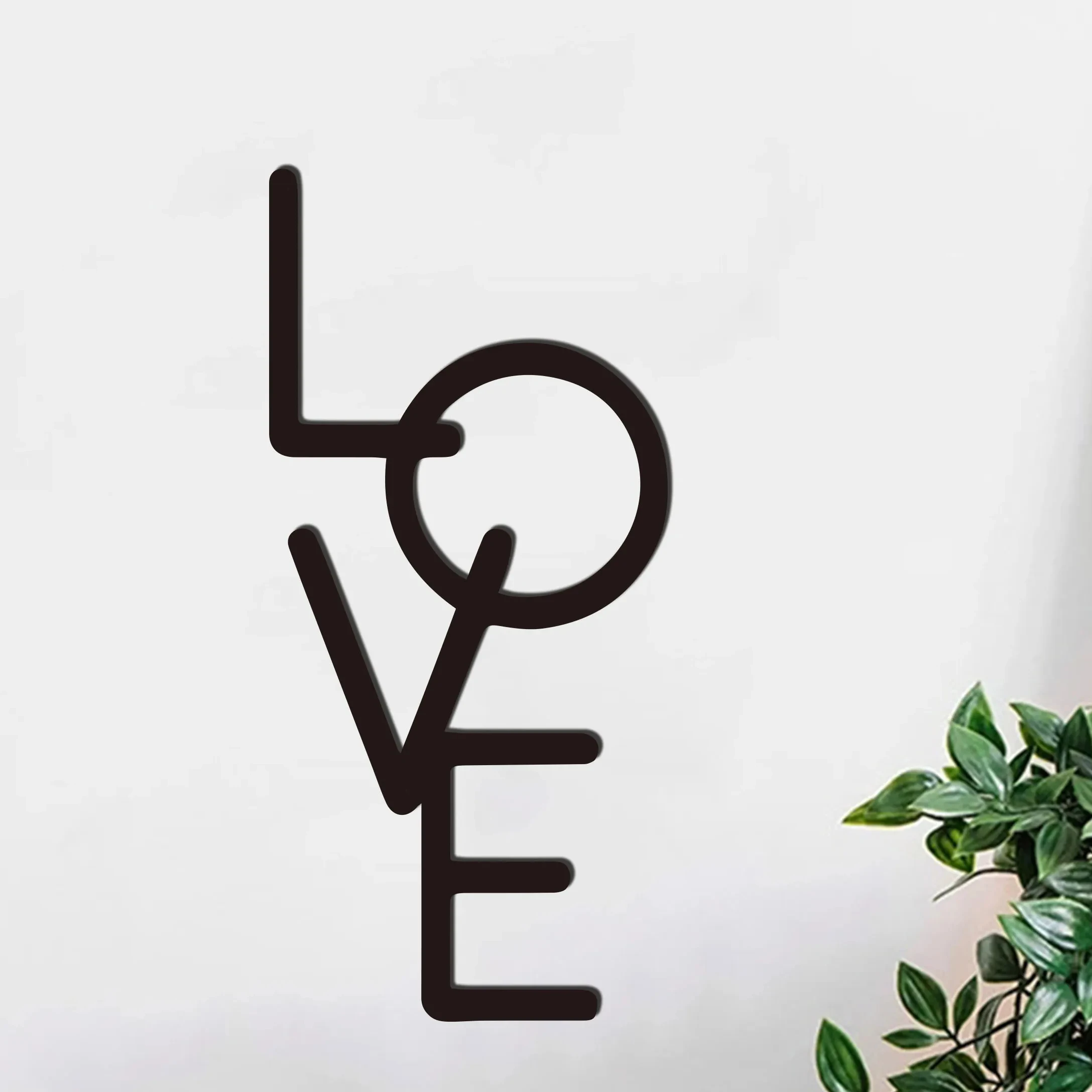 

1pc LOVE Metal Word,LOVE Metal Sign,Vertical LOVE Sign,Metal Wall Decor,Metal Wall Art, Nursery Bedroom Decor, Lobby Wall Decor